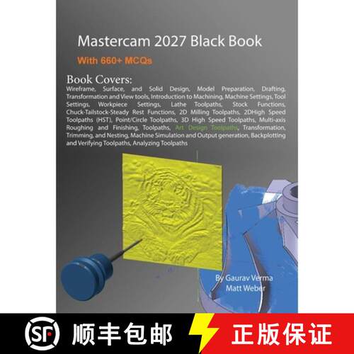 【3-4周达】Mastercam 2027 Black Book [9781774592304]
