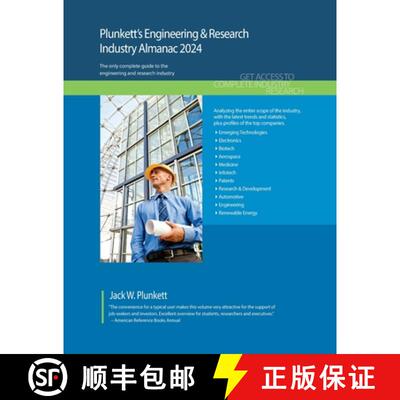 【3-4周达】Plunkett's Engineering & Research Industry Almanac 2024: Engineering & Research Industry M... [9781647880385]