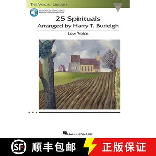 【3-4周达】25 Spirituals Arranged by Harry T. Burleigh with Companion Recordings of Piano Accompanime... [9781458418234]
