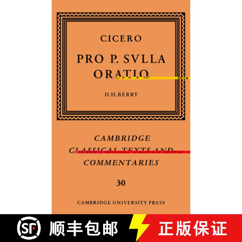 【3-4周达】Cicero: Pro P. Sulla oratio: - Cicero: Pro P. Sulla oratio [9780521481748]