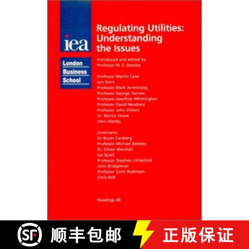 【3-4周达】Regulating Utilities: Understanding the Issues [9780255364188]