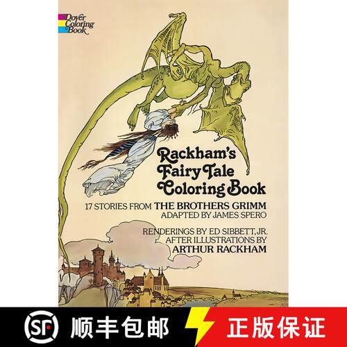 预订 Rackham'S Fairy Tale Colouring Book [9780486238449]
