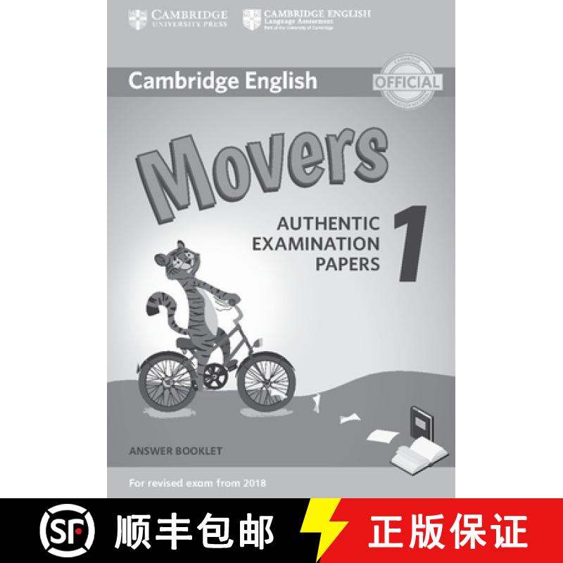 【4周达】【答案册】Cambridge English Movers 1 for Revised Exam from 2018 Answer Booklet: Authentic Ex... [9781316635940]