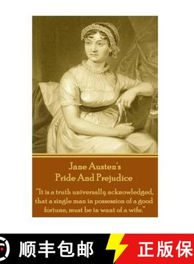 【3-4周达】Jane Austen's Pride And Prejudice: It is a truth universally acknowledged, that a single m... [9781780006246]