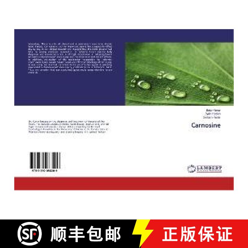 预订 Carnosine [9783330088009]