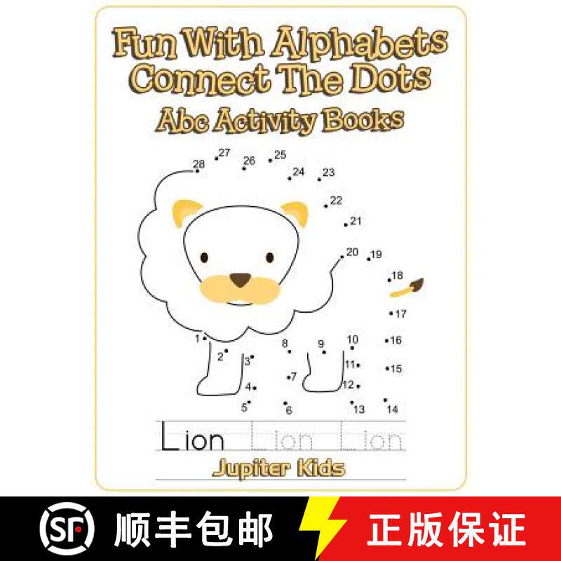 【3-4周达】Fun With Alphabets Connect The Dots: Abc Activity Books [9781683054016]