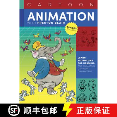 【3-4周达】Cartoon Animation with Preston Blair, Revised Edition!: Learn Techniques for Drawing and A... [9781633228900]
