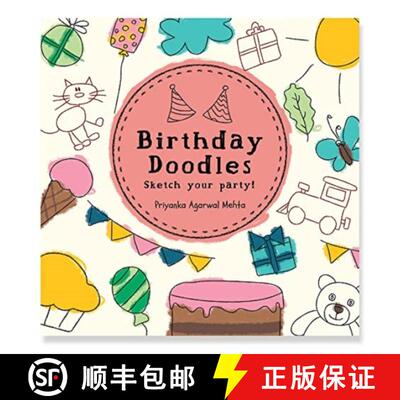 【3-4周达】Birthday Doodles: Toddler Art Series: Fun Activity Book for Kids Boost Communication & Cre... [9789354454042]