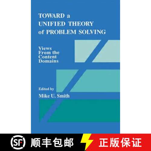 【3-4周达】Toward a Unified Theory of Problem Solving: Views From the Content Domains [9780805805116]