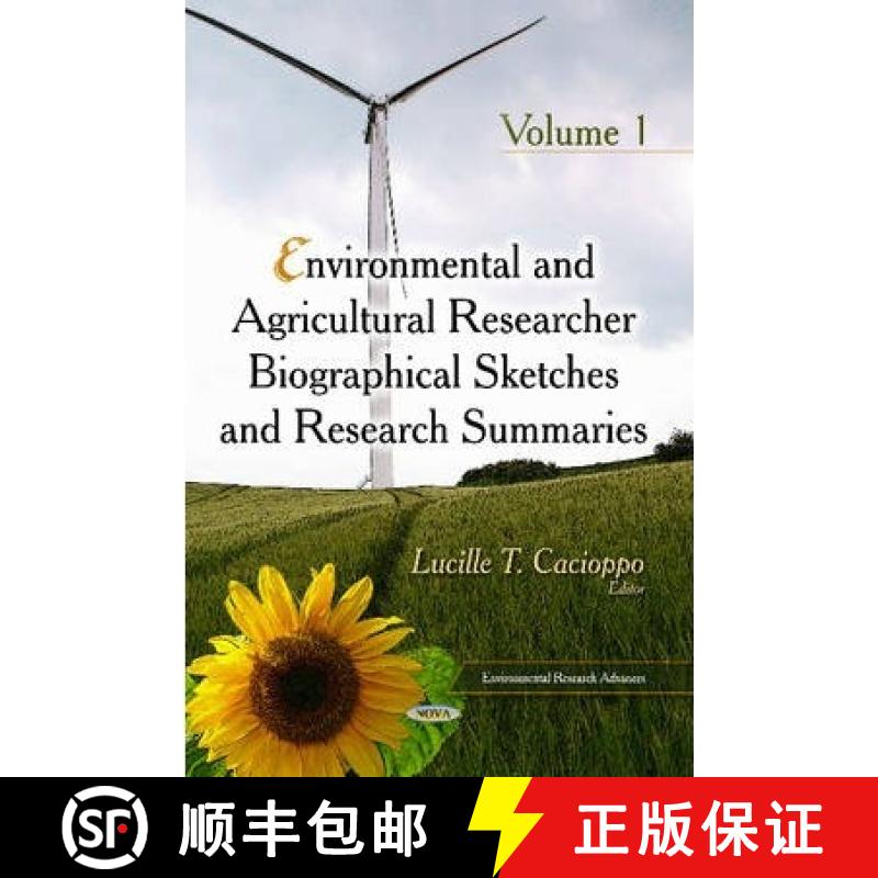 【3-4周达】Environmental and Agricultural Researcher Biographical Sketches and Research Summaries. Vo... [9781631170294]