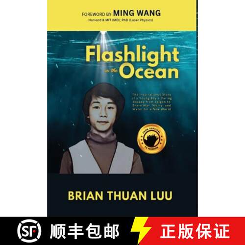 【3-4周达】精装 Flashlight in the Ocean: The Inspirational Story of a Young Boy's Daring Escape from ... [9798349245770]