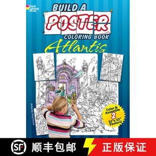 Poster Coloring Book 预订 9780486486444 Atlantis Build