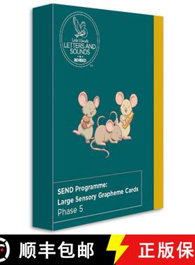 【3-4周达】SEND Programme: Large Sensory Grapheme Cards: Phase 5 [9780008582579]