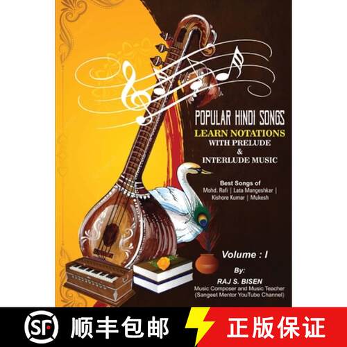 【3-4周达】Popular Hindi Songs - Learn Notations with Prelude & Interlude Music [9781636408996]