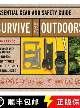 【3-4周达】Survive the Outdoors Kit: Essential Gear and Safety Guide – Contains: Compass with Carabi... [9780785844167]