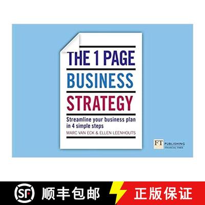 【3-4周达】One Page Business Strategy, The: Streamline Your Business Plan in Four Simple Steps [9781292009629]