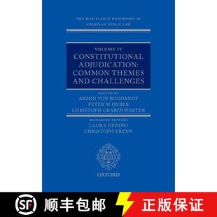 Handbooks Constitutional Planck The Adjudication European C... Law Max Volume 4周达 9780192846693 Public