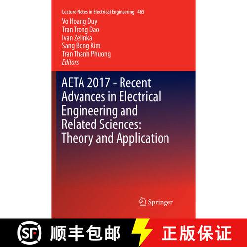 【3-4周达】AETA 2017 - Recent Advances in Electrical Engineering and Related Sciences: Theory and App... [9783319888477]