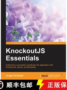 预订 KnockoutJS Essentials [9781784397074]