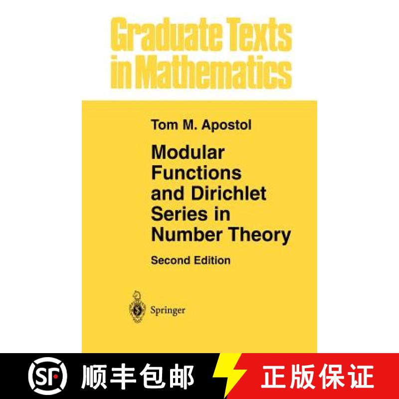 【3-4周达】Modular Functions and Dirichlet Series in Number Theory [9781461269786]