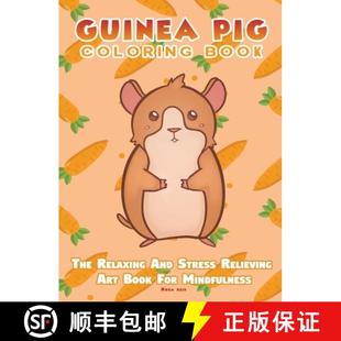And For Coloring 3周达 Guinea Relaxing 9781925992939 Mindfulness Art Book Pig Relieving The Stress