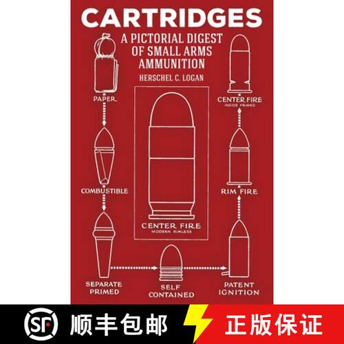【3-4周达】Cartridges: A Pictorial Digest of Small Arms Ammunition [9781951682408]