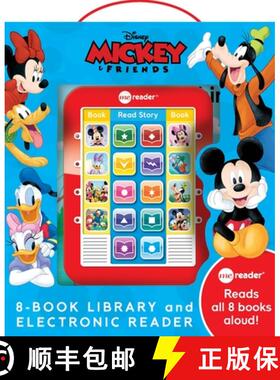 【3-4周达】Disney Mickey and Friends: Me Reader 8-Book Library and Electronic Reader Sound Book Set [9781503772496]