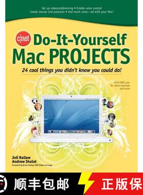 【3-4周达】Cnet Do-It-Yourself Mac Projects: 24 Cool Things You Didn't Know You Could Do! [9780072264715]