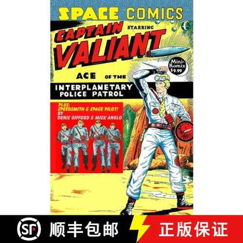 【3-4周达】Space Comics starring Captain Valiant [9781387433025]