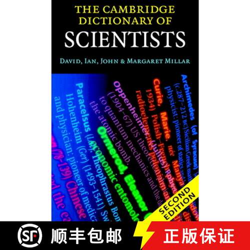 预订 The Cambridge Dictionary of Scientists [9780521000628]