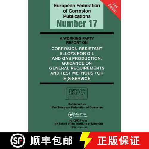 【3-4周达】European Federation of Corrosion Publications: A Working Party Report on Corrosion Resista... [9781902653556]