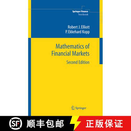 【3-4周达】精装 Mathematics of Financial Markets (Second Edition 2005) [9780387212920]