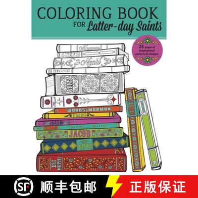 【3-4周达】Adult Coloring Book For Latter-day Saints [9781942298328]