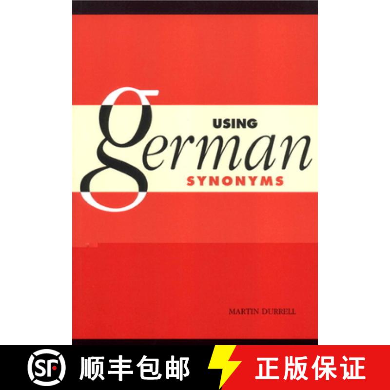 【3-4周达】Using German Synonyms [9780521469548]