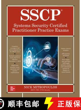 【3-4周达】Sscp Systems Security Certified Practitioner Practice Exams [9781260455977]