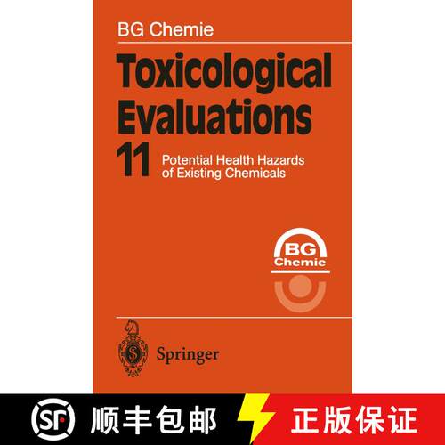 【3-4周达】Toxicological Evaluations 11 : Potential Health Hazards of Existing Chemicals (Softcover r... [9783642644238]