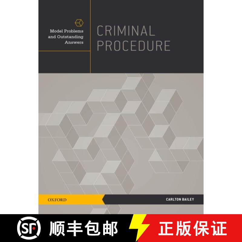 【3-4周达】Criminal Procedure: Model Problems and Outstanding Answers [9780199795192]