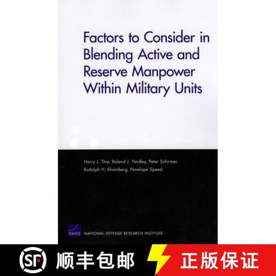 【3-4周达】Factors to Consider in Blending Active and Reserve Manpower Within Military Units [9780833040039]