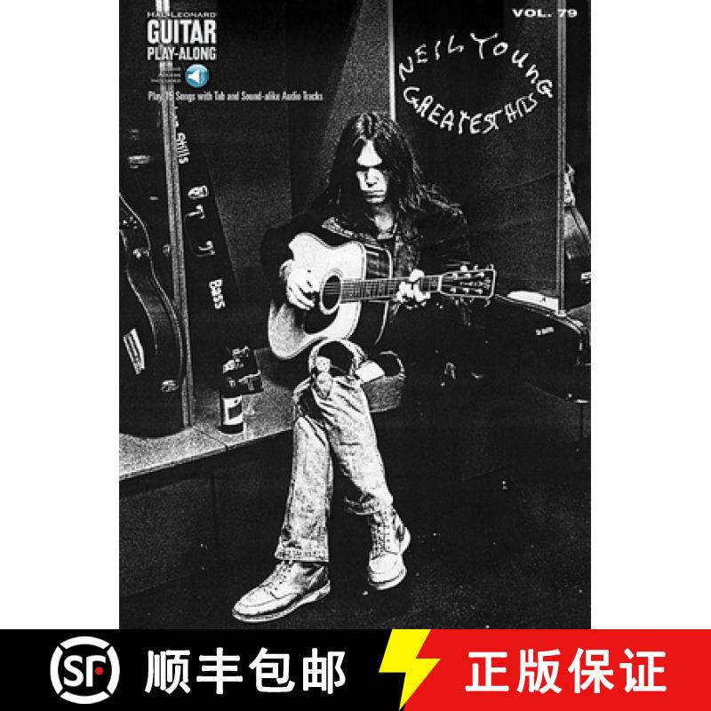 【2-3周达】Guitar Play-Along Volume 79: Neil Young Greatest Hits (Book/Online Audio) [9781423429524]