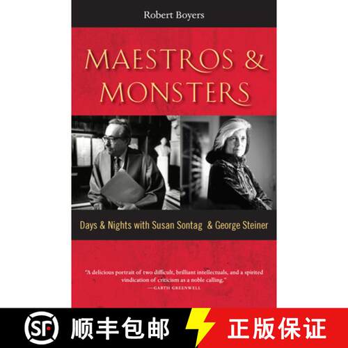 【3-4周达】Maestros & Monsters : Days & Nights with Susan Sontag & George Steiner [9781942134886]