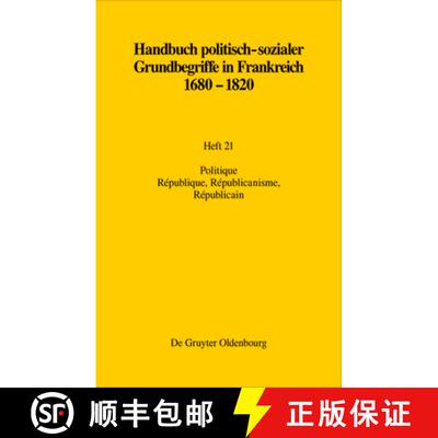 【3-4周达】Politique. République, Républicanisme, Républicain [9783486580372]