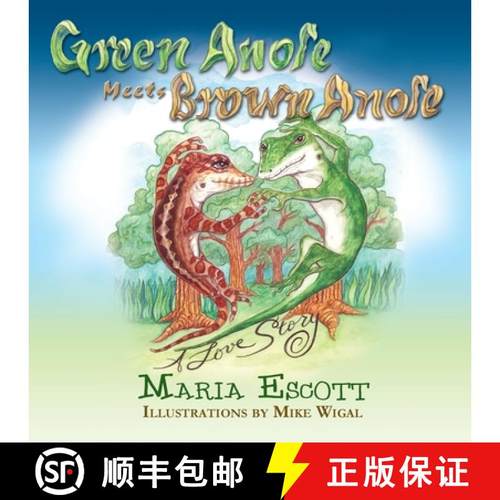 【3-4周达】Green Anole Meets Brown Anole, A Love Story [9781936051823]