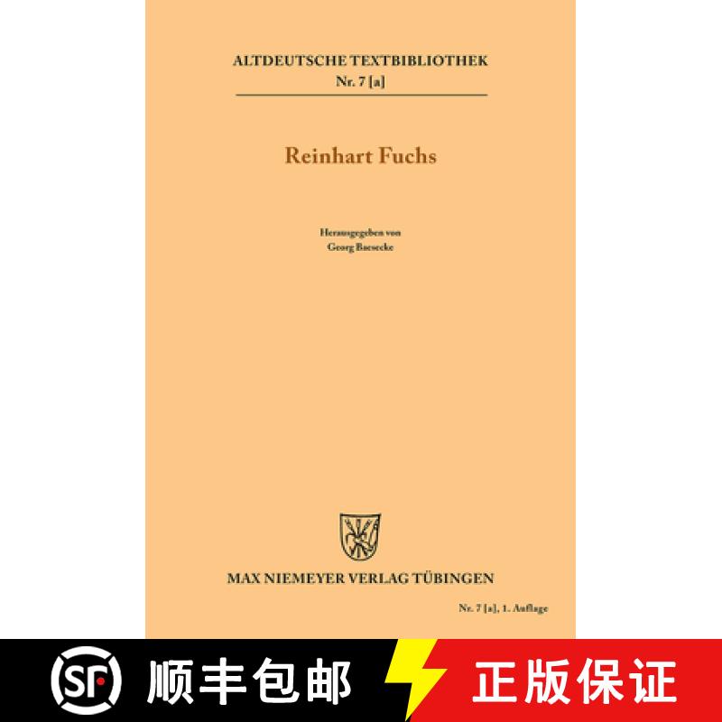 【3-4周达】Heinrichs des Glichezares Reinhart Fuchs [9783110483901]
