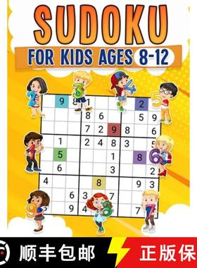 预订 Sudoku for Kids Ages 8-12 Childrens Activity Book With Over 340 Sudoku Puzzles Grids Include 4x4... [9781739437732]