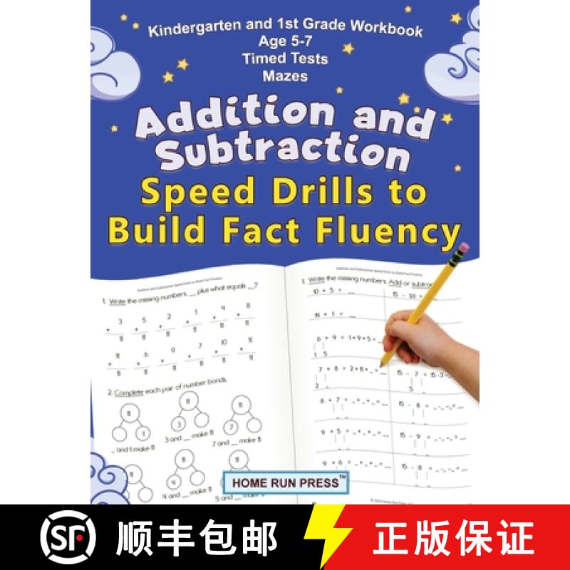 【3-4周达】Addition and Subtraction Speed Drills to Build Fact Fluency [9781952368110]
