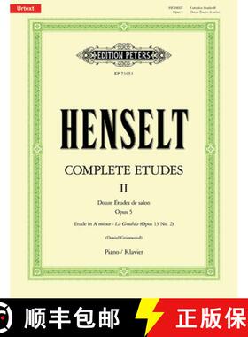 【3-4周达】Complete Etudes for Piano, Volume II: Douze Etudes de salon Op. 5 [9790577023045]