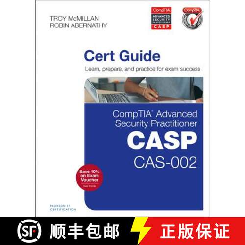 【3-4周达】精装 CompTIA Advanced Security Practitioner (CASP) CAS-002 Cert Guide [9780789754011]