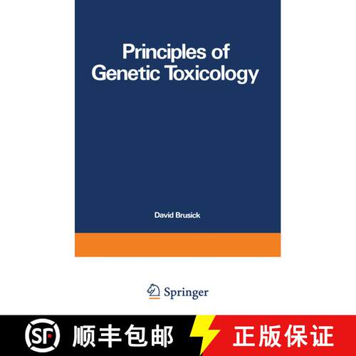 【3-4周达】Principles of Genetic Toxicology [9781461576631]