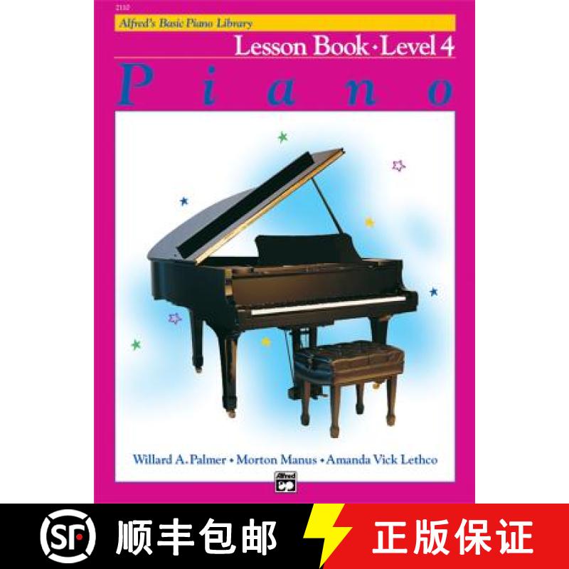 【2-3周达】Alfred's Basic Piano Course Lesson Book, Bk 4 [9780739009055]