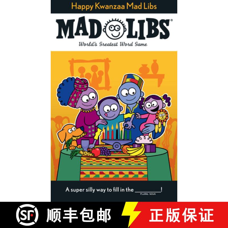 【3-4周达】Happy Kwanzaa Mad Libs: World's Greatest Word Game [9780593094013]